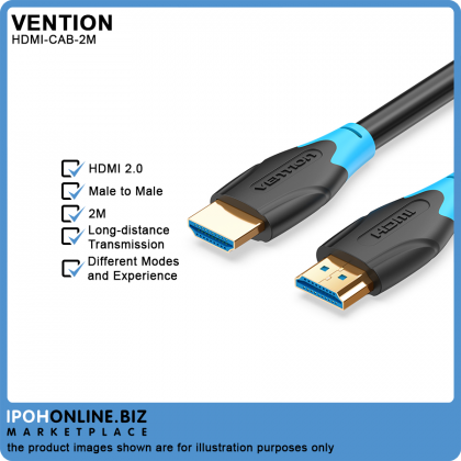 Vention HDMI Cable 4K HD TV Cable High Speed HDMI 2.0 Male to Male Cable 3D Effect Laptop Computer Vention HDMI Cable 4K HD TV Cable High Speed HDMI 2.0 Male to Male Cable 3D Effect Laptop Computer